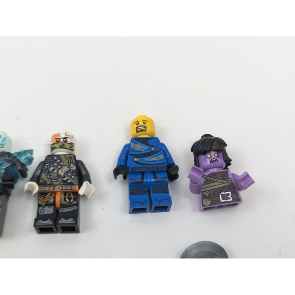 LEGO Ninjago Minifigure Lot – Jay Zane Kai Ghost Ice Samurai + Weapons & Parts - Picture 3 of 13